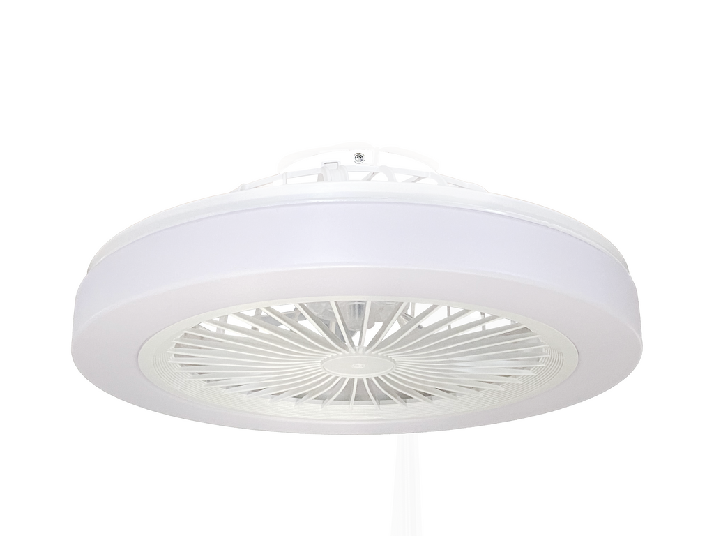 LED Fan Ceiling 36W/3CCT White + Remote Control