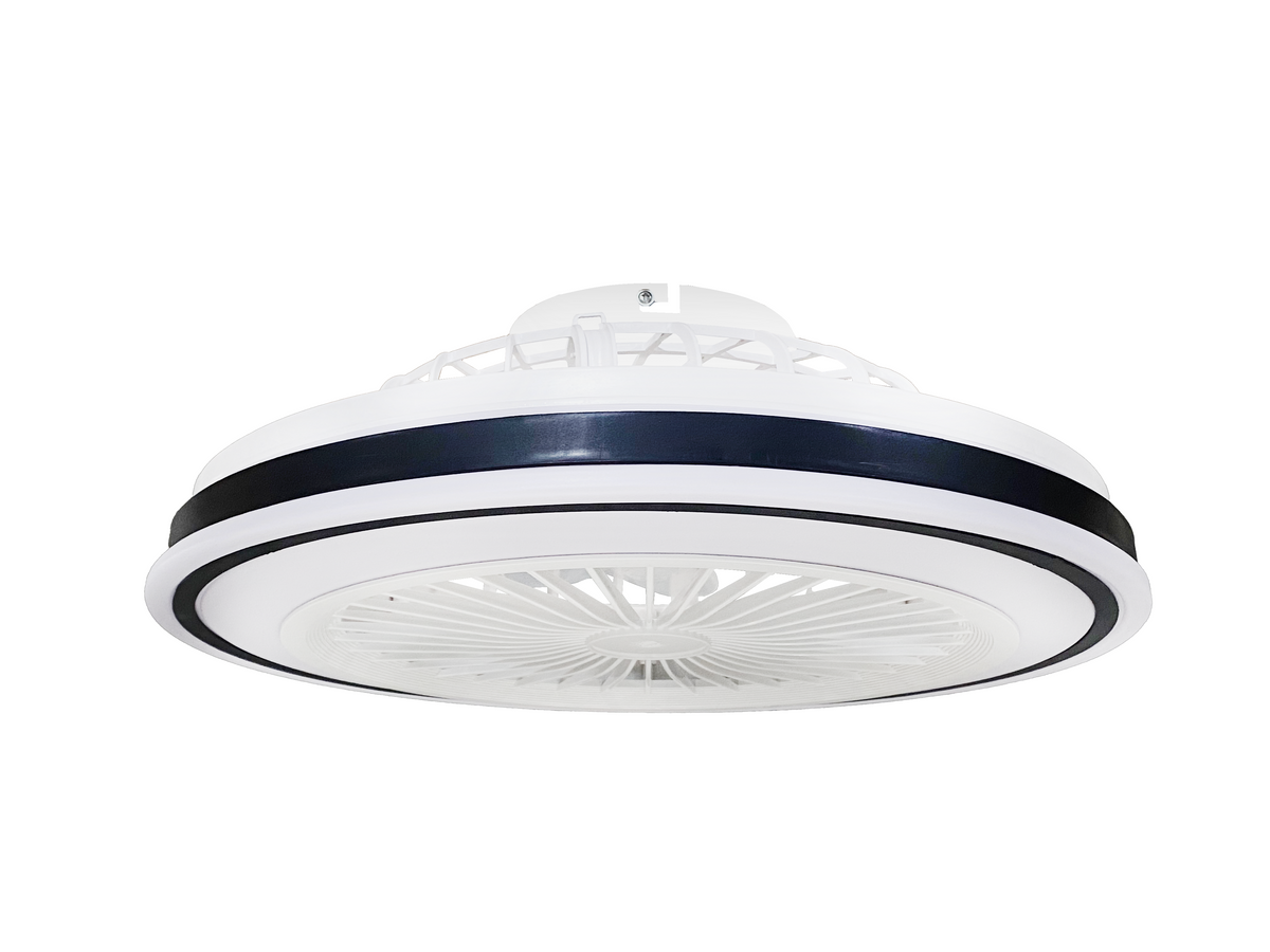 LED Fan Ceiling 36W/3CCT White/Black + Remote Control