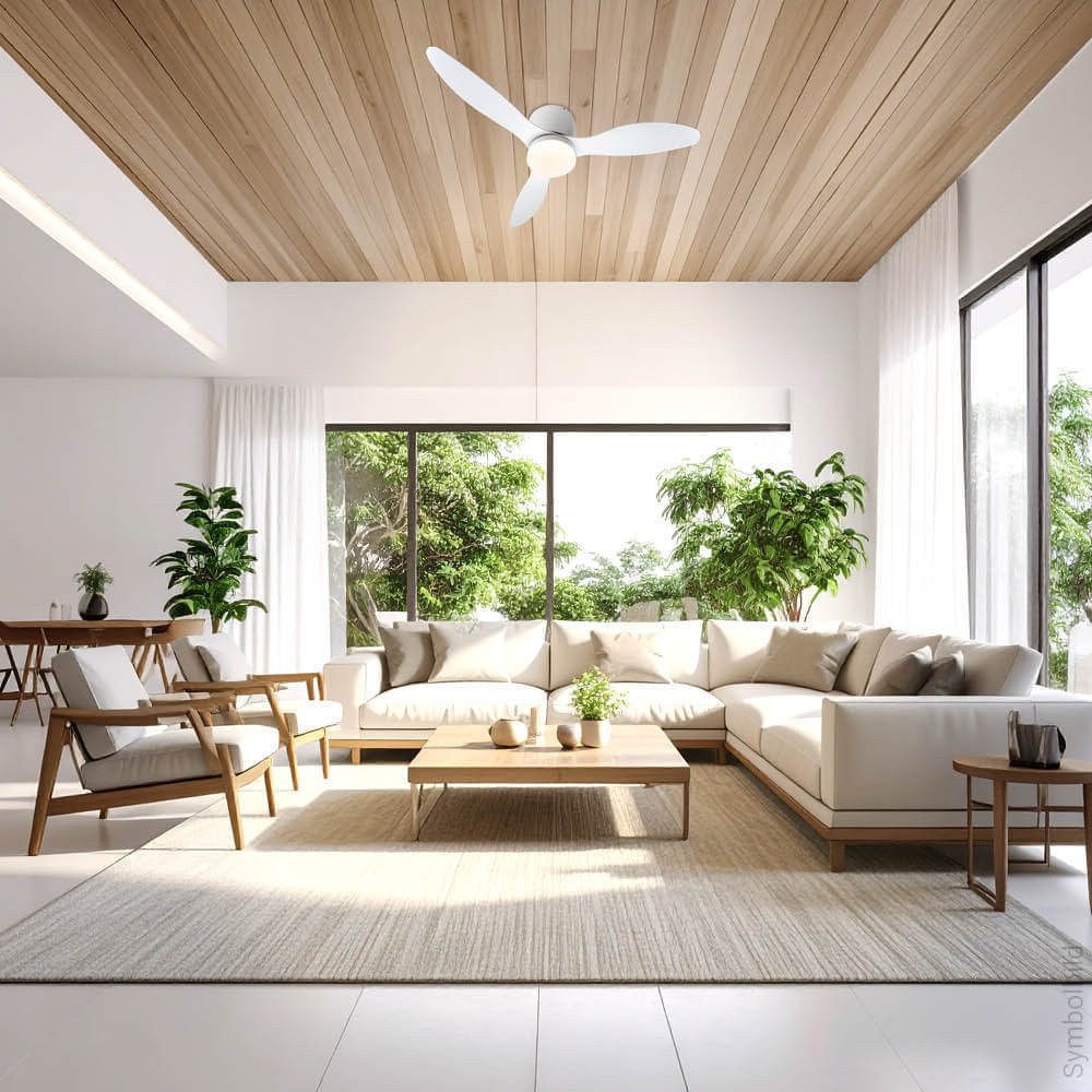 LED Fan Ceiling 18W/3CCT White + Remote Control - image 6