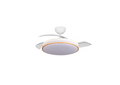 LED FAN Ceiling 30W/3CCT White/Wood + Remote Control