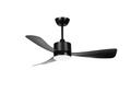LED FAN Ceiling 18W/3CCT Black Body + Remote Control