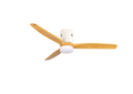 LED FAN Ceiling 18W/3CCT White/Wood + Remote Control