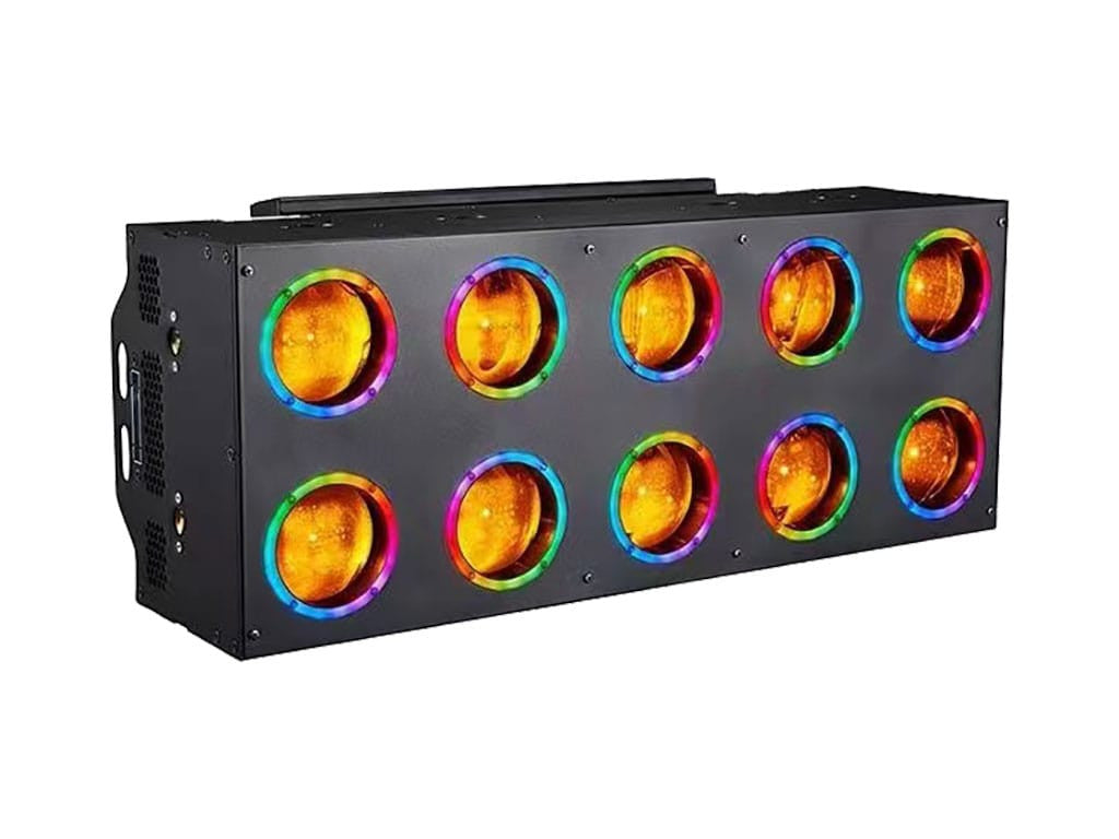 10x80W cold white + 5050 RGB 180 pcs