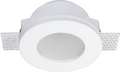 Ceiling Fitting Trimless Recessed Round Frosted Glass