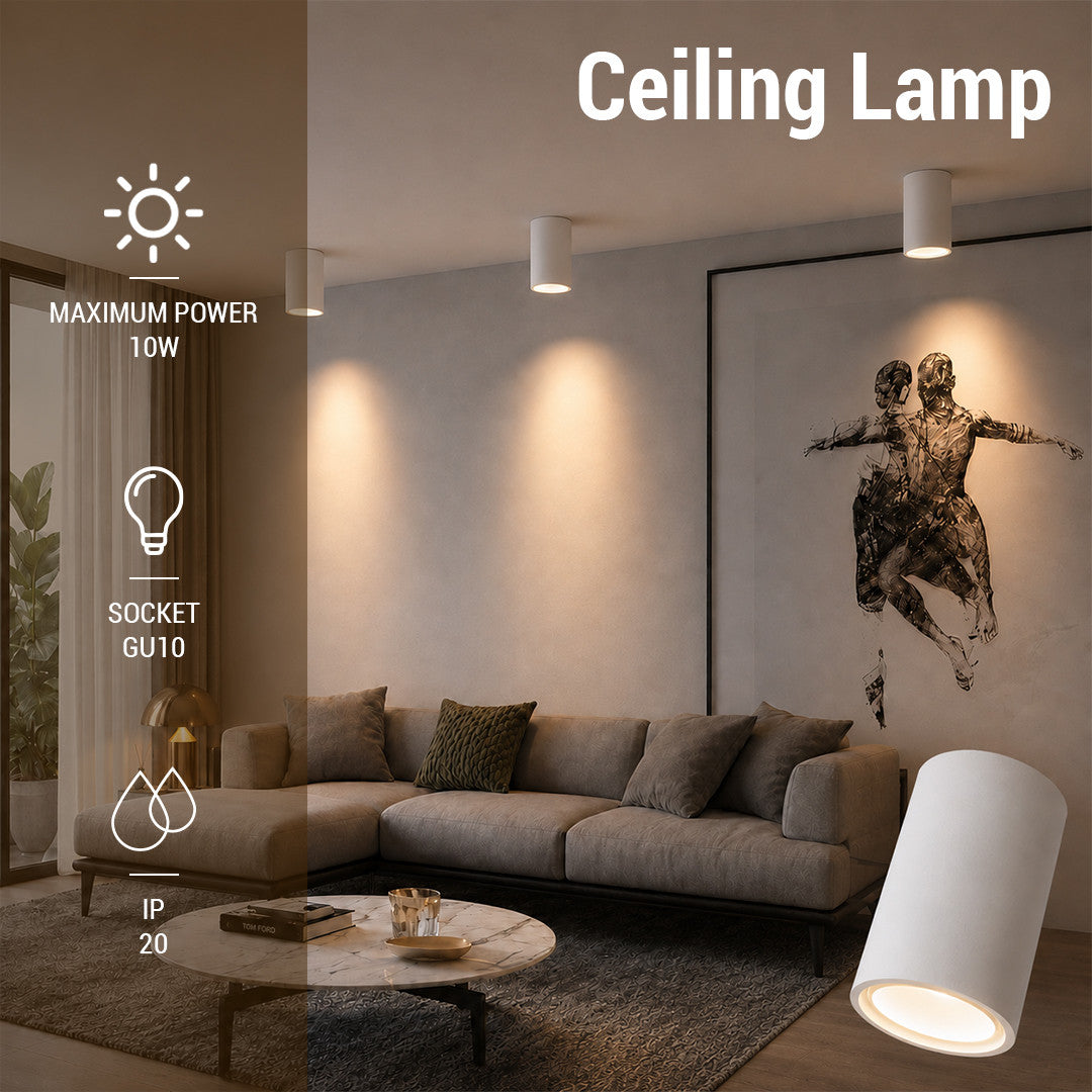 Ceiling Lamp Surface White - image 3