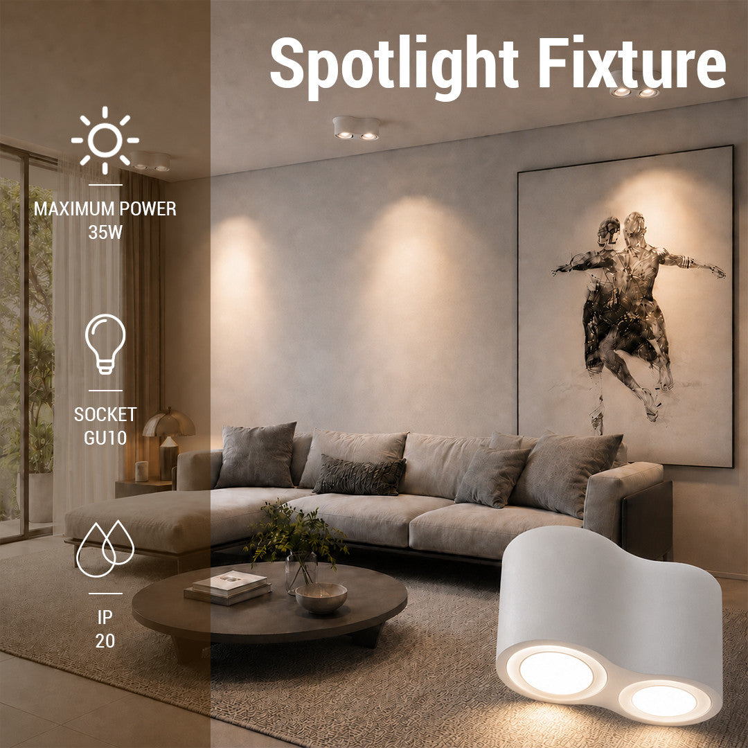 Spotlight Fixture 2xGU10 - image 3