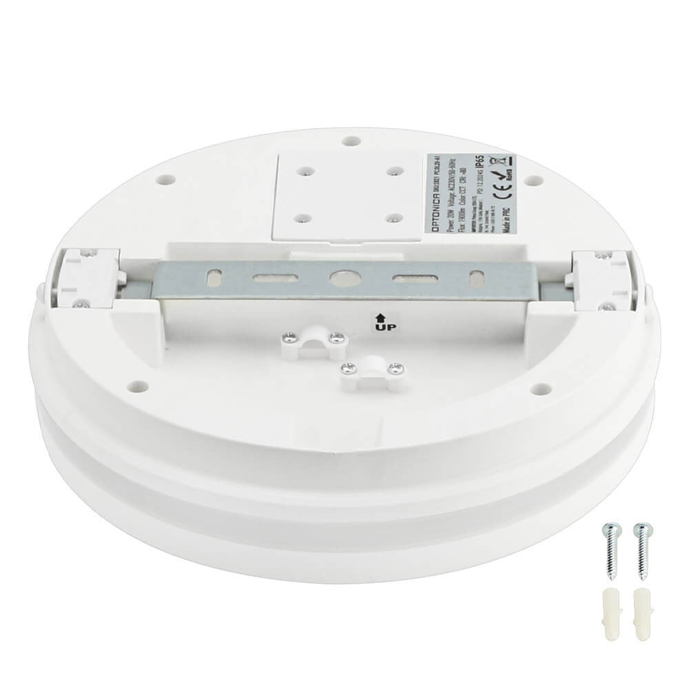 LED Outdoor Ceiling Light White 30W CCT IP65 - MICROWAVE SENSOR - image 4