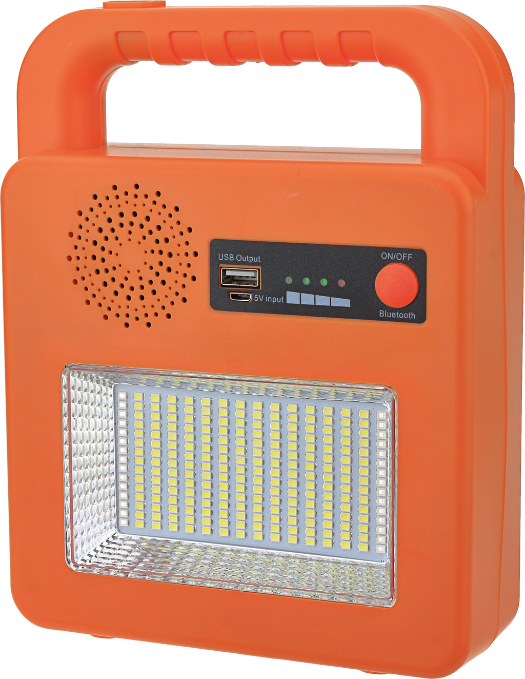 Solar Portable Bluetooth Speaker+Lamp Yellow