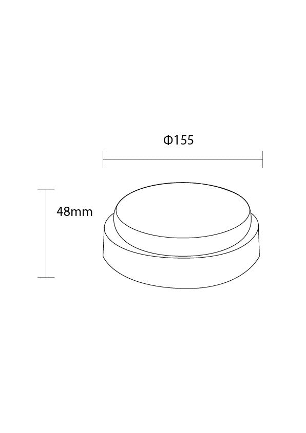 LED Surface Round Panel - product view
