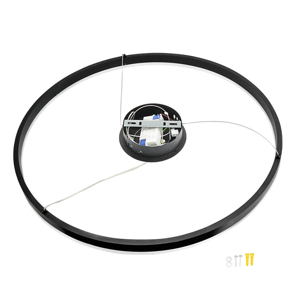 LED Pendant Lamp 22W Black - image 4