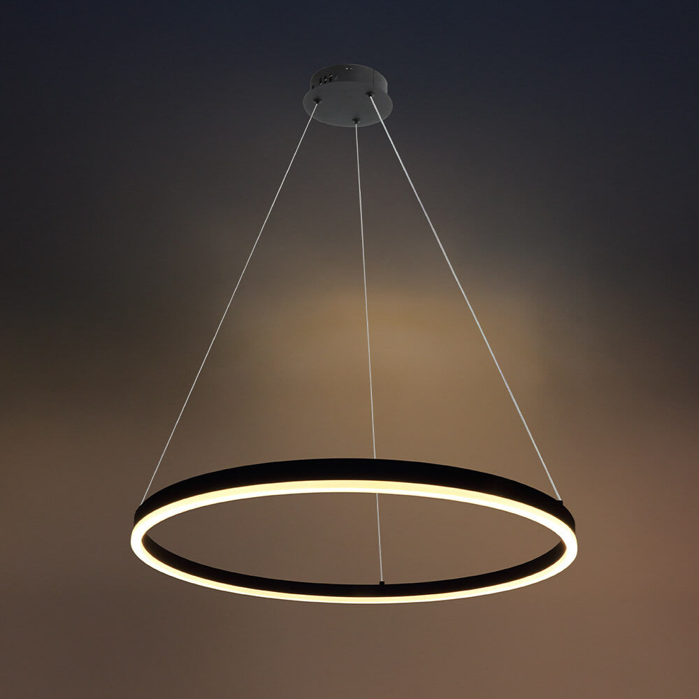 LED Pendant Lamp 22W Black - image 5