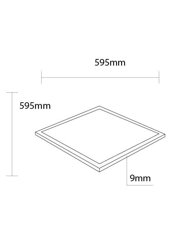 LED-Rahmen-Panelleuchte 60x60 (MOQ 2pcs/BOX) - product view