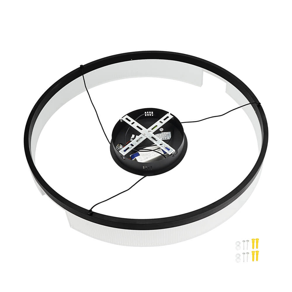 LED Pendant Lamp 23W Sand Black - image 4