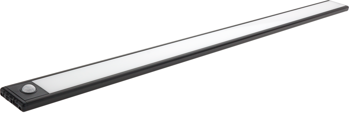 LED Cabinet Light Slim Fit Black Body PIR Sensor