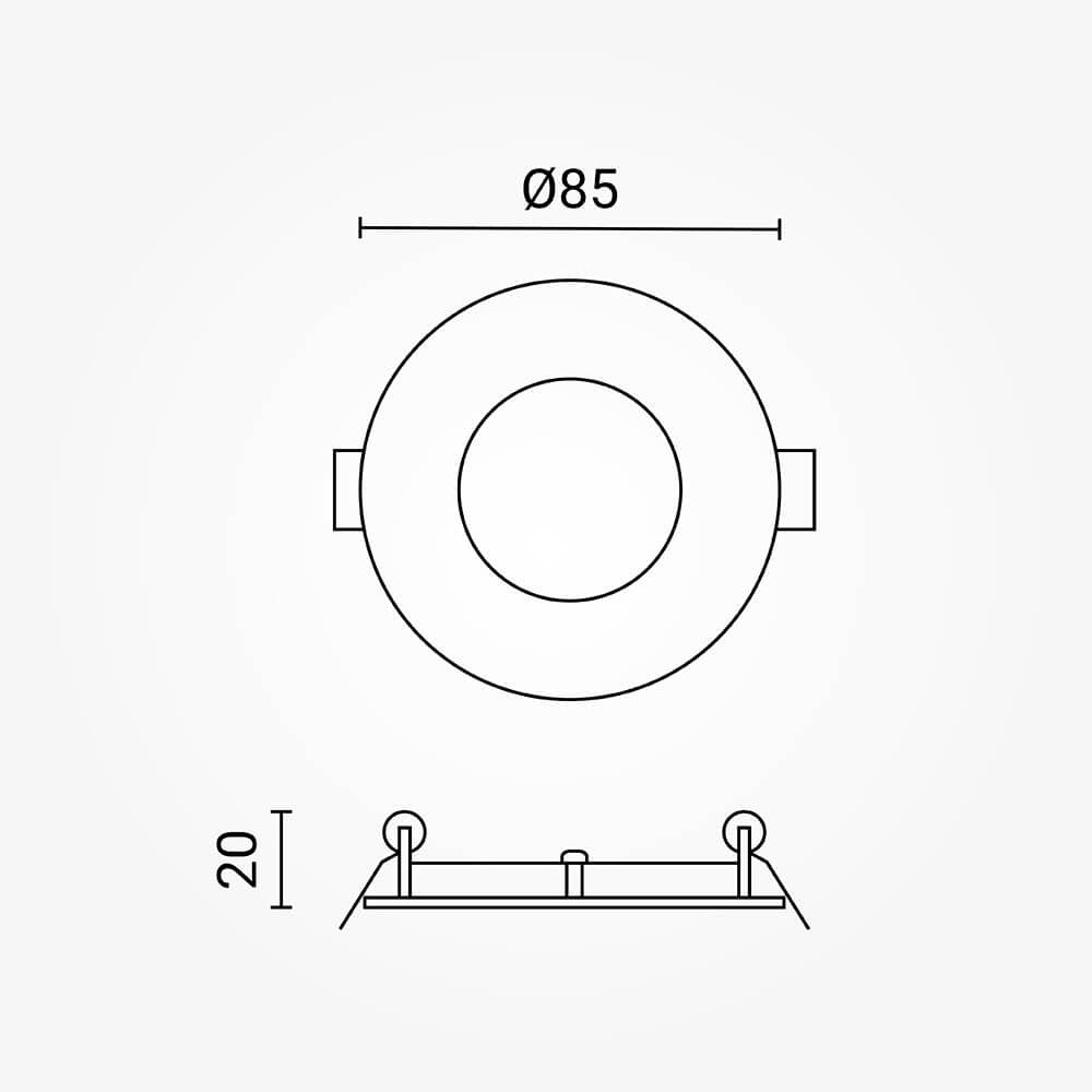LED Built-In Module Round - image 3