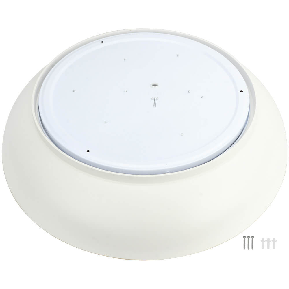 LED Ceiling Light 24W White/Wood Body CCT - image 5