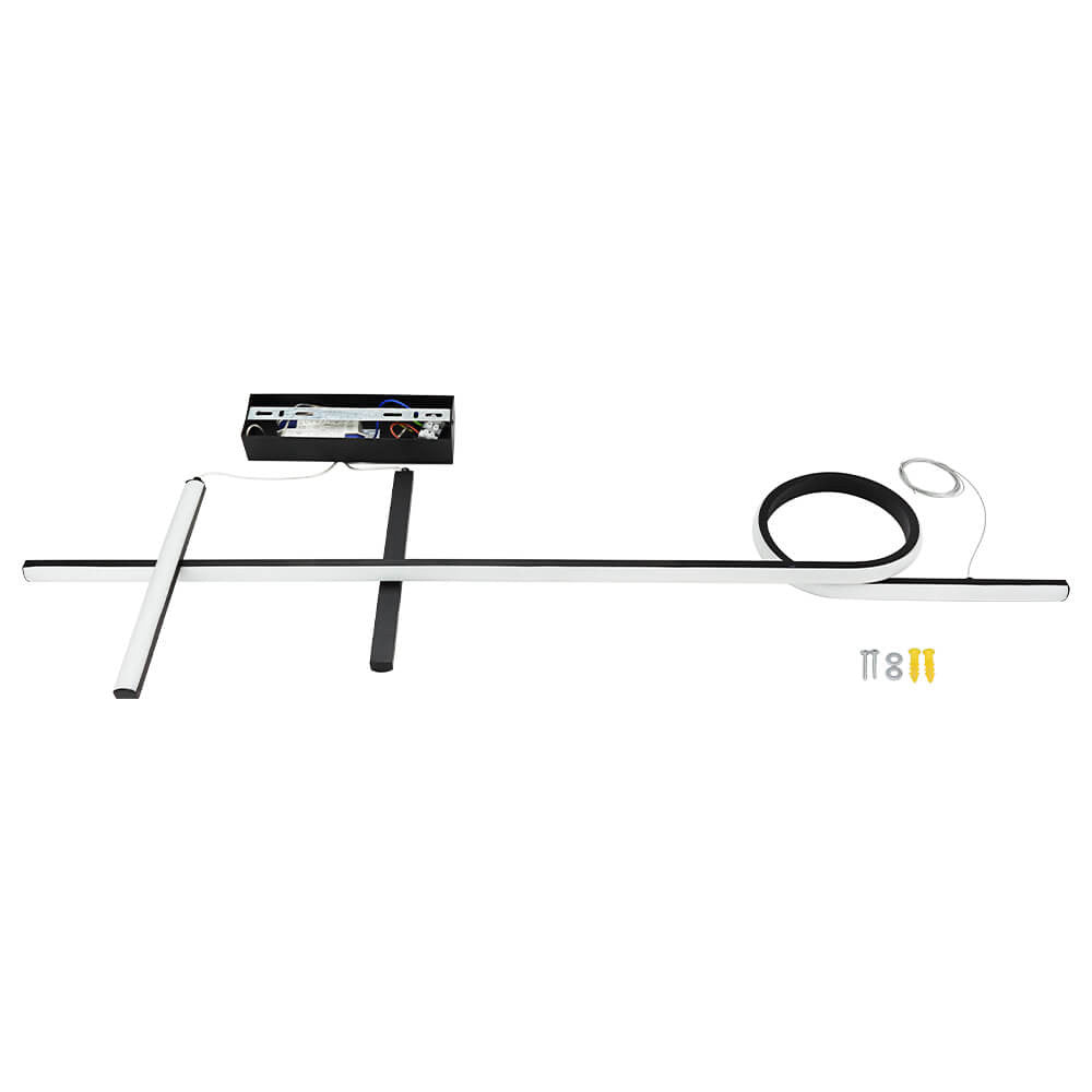 LED Pendant Lamp 24W Black/White - image 4