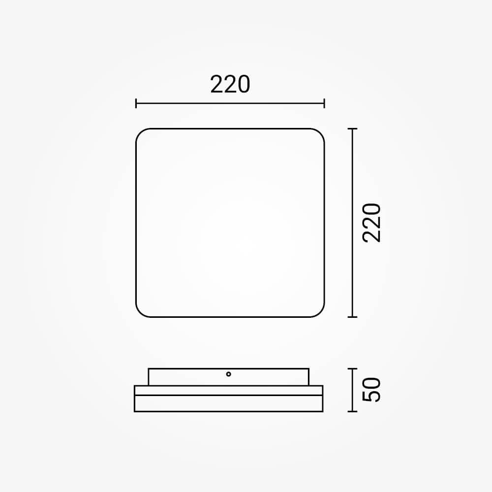 LED Ceiling Light - Square - image 3
