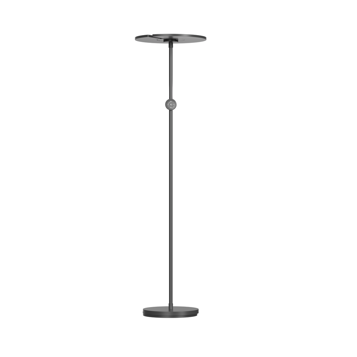 LED Floor Lamp 40W+8W Black RGB CCT + Remote Control