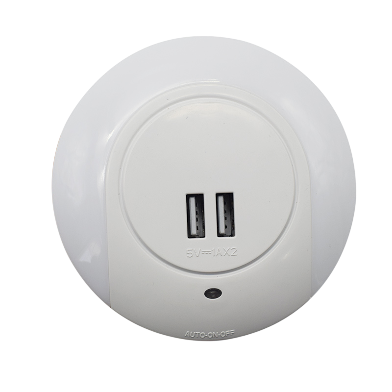 Kids Toy Light Sensor Night Lamp AUTO-ON/OFF 2xUSB 0.5W - product view