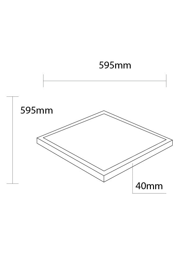 LED Surface/Backlit Panel 60x60 (MOQ 4pcs/BOX) - product view