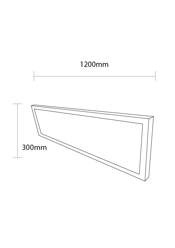 LED Surface/Backlit Panel 120x30cm (MOQ 4pcs/BOX) - product view