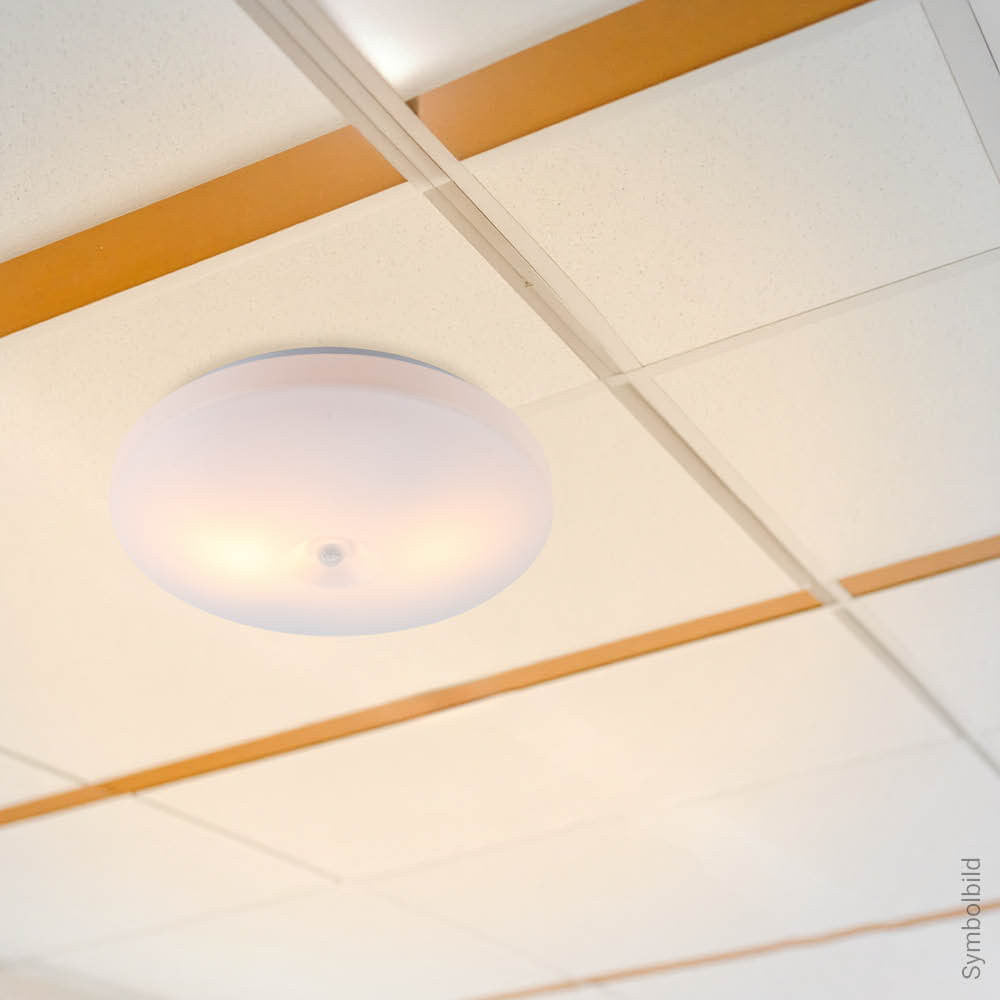 LED Outdoor Ceiling Light White PIR-SENSOR 2xE27 Socket - image 4