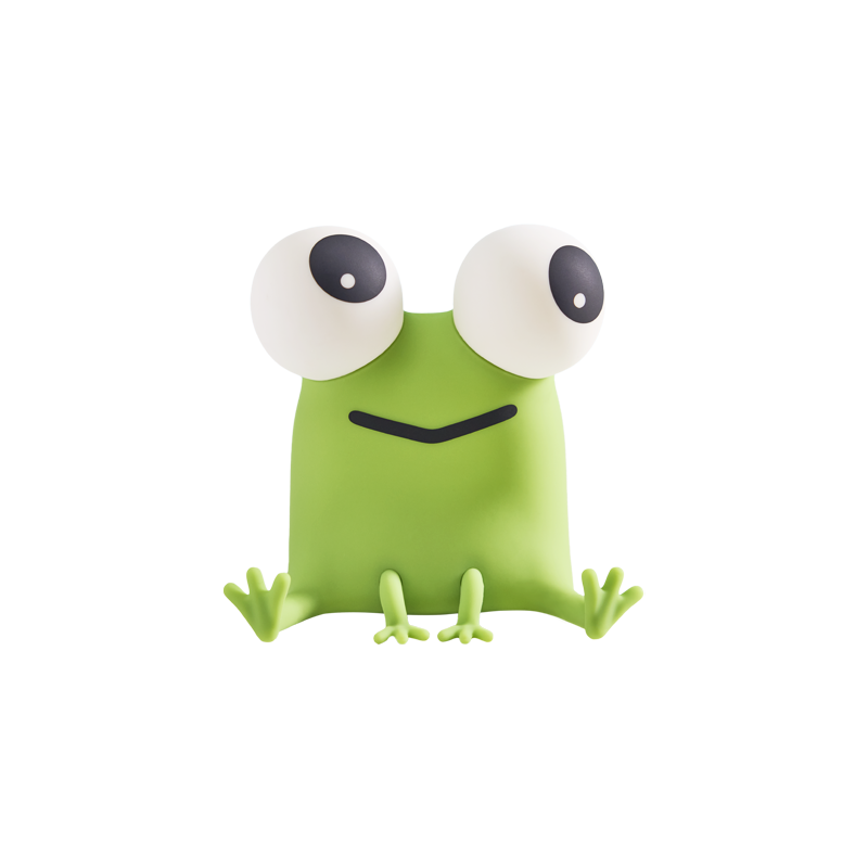 Kids Toy Light Silicone FROG 2W 1200mAh 5V/1A