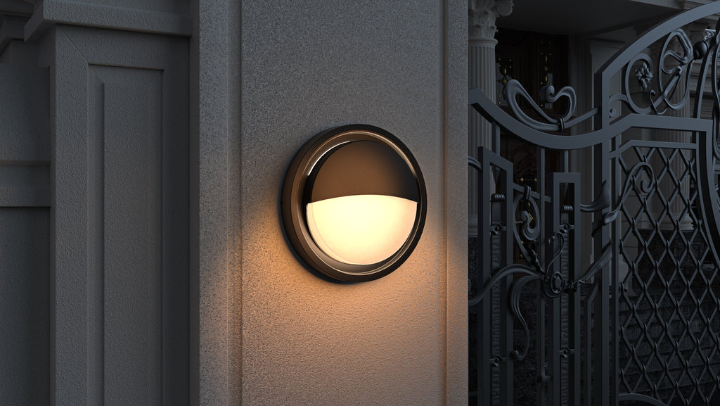 LED Outdoor Ceiling Light BLACK 24W CRI>80 IP65 - image 4