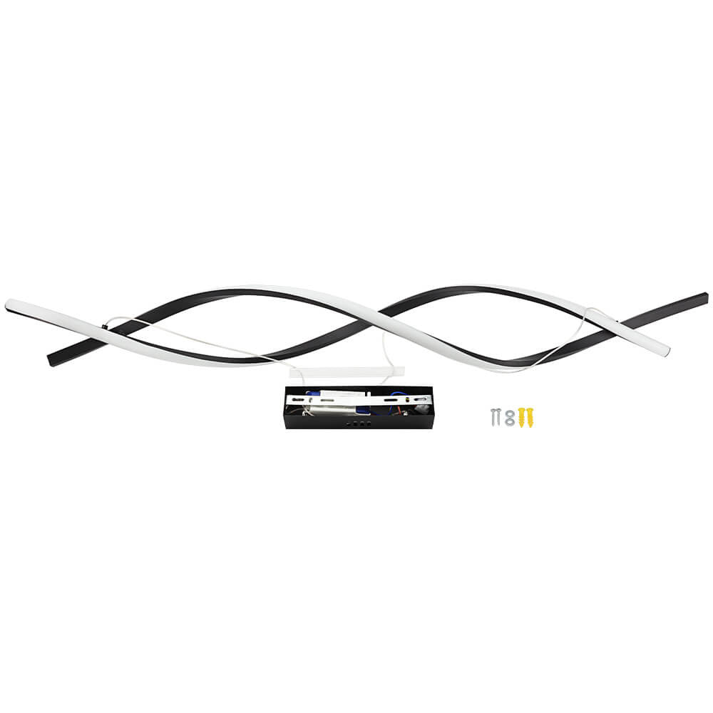 LED Pendant Lamp 28W Sand Black - image 4