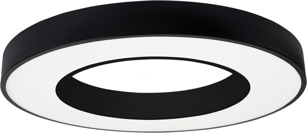 LED Ceiling Light Round Shape Black Body