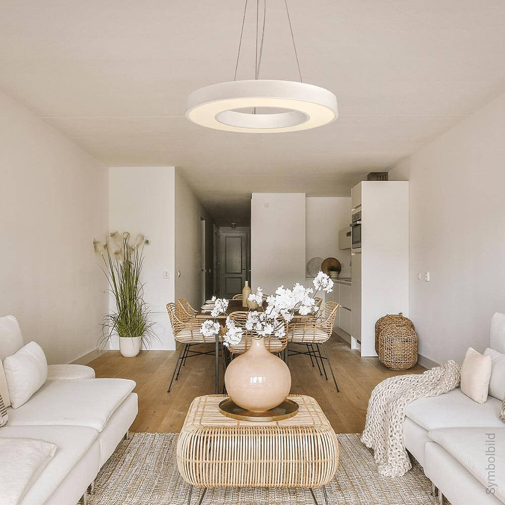 LED Ceiling Light Round Shape White Body - image 3