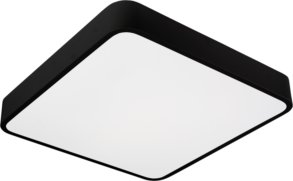 LED Ceiling Light Black Body - Square