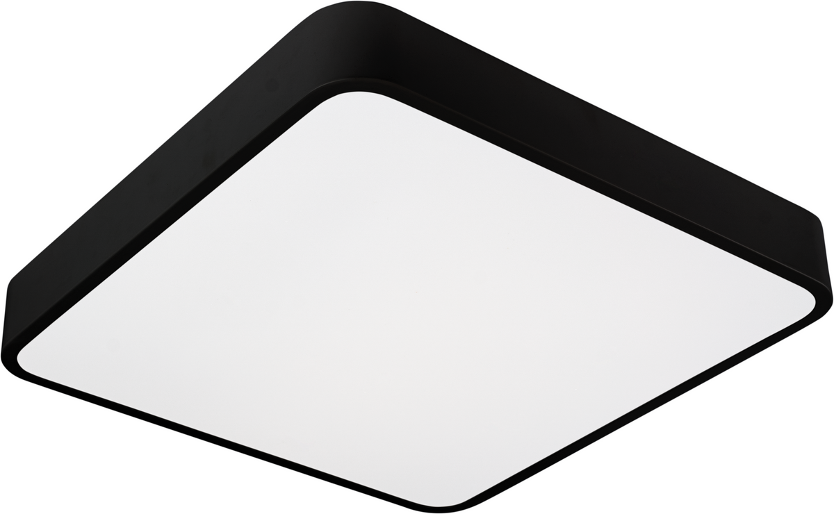 LED Ceiling Light Black Body - Square