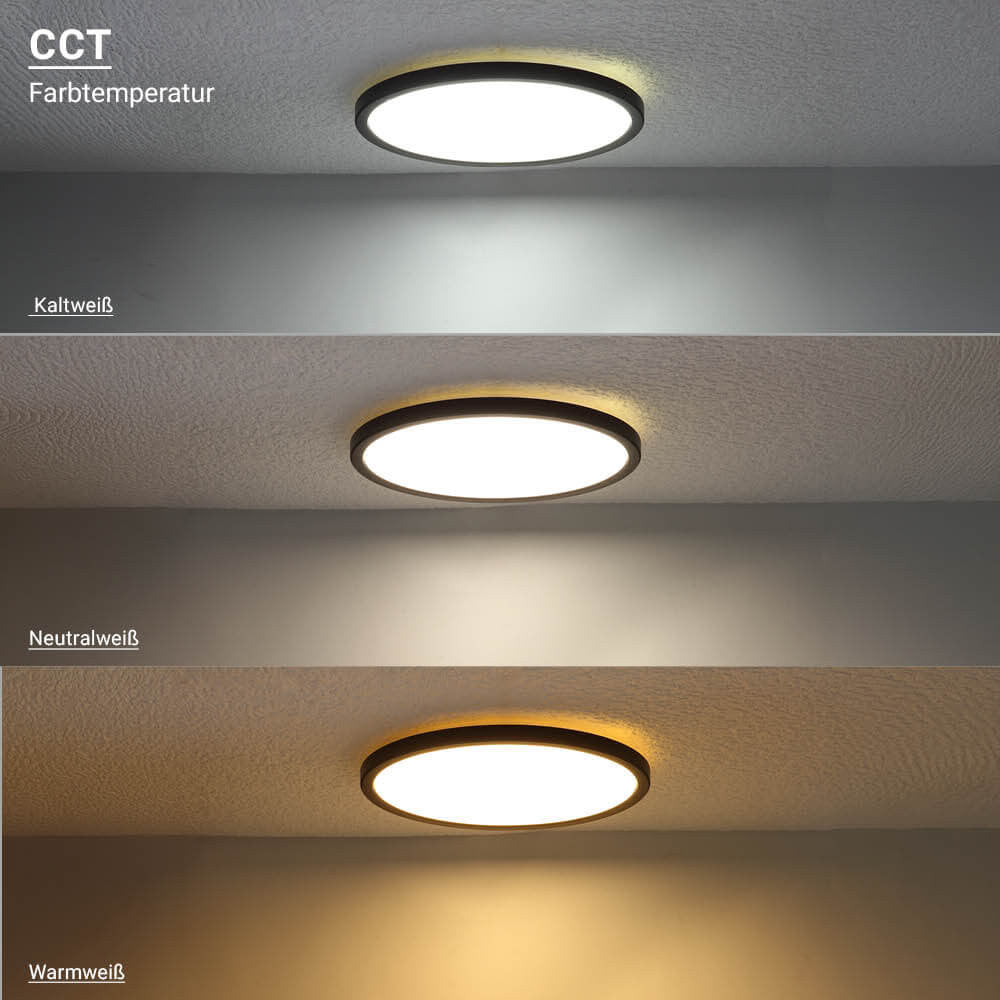 LED Ceiling Lights Black Body 18W CCT+RGB - image 6