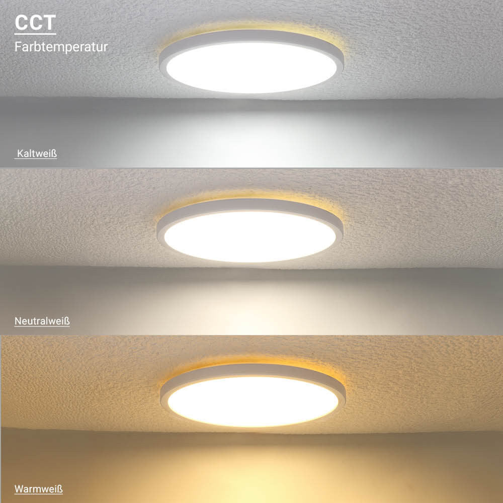 LED Ceiling Lights White Body 18W CCT+RGB - image 3