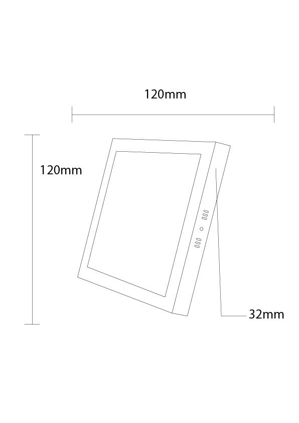 LED Backlit Surface Mini Square Panel - product view