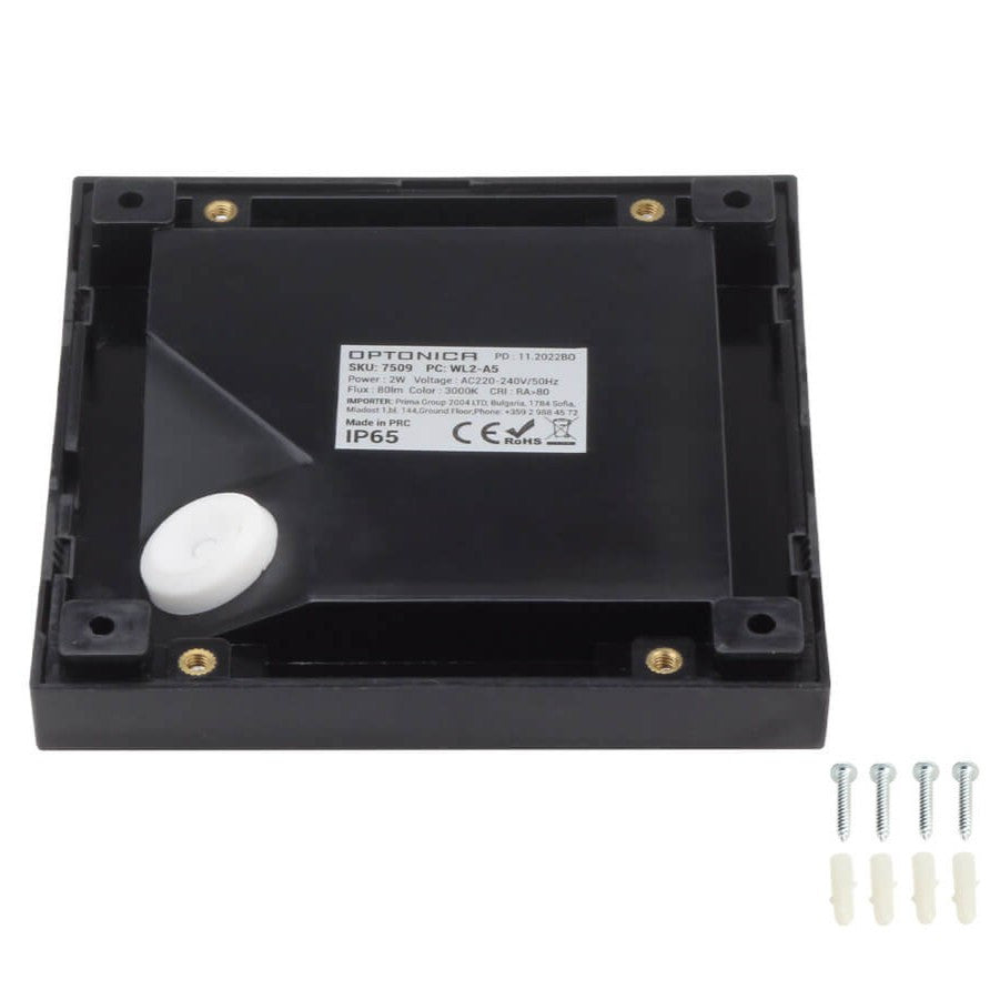 LED Step Light Square Black - image 3