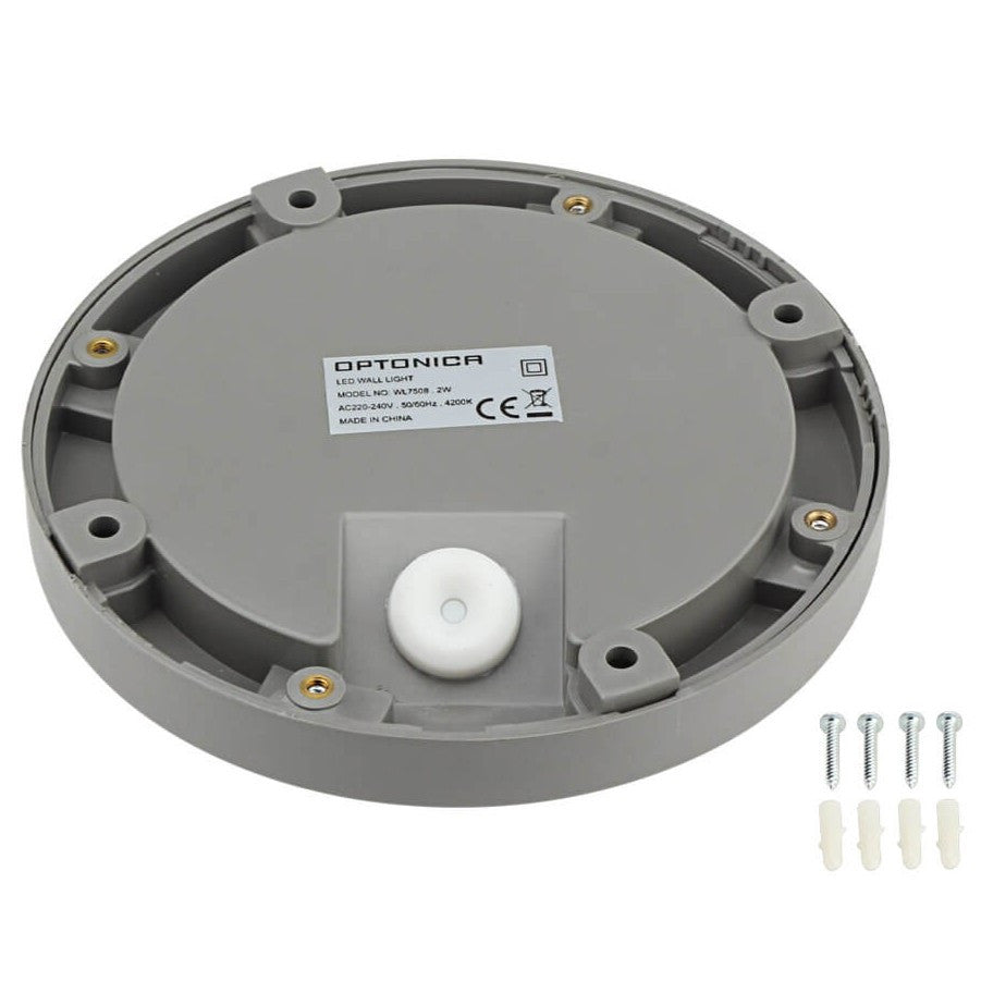 LED Step Light Round Grey - image 4