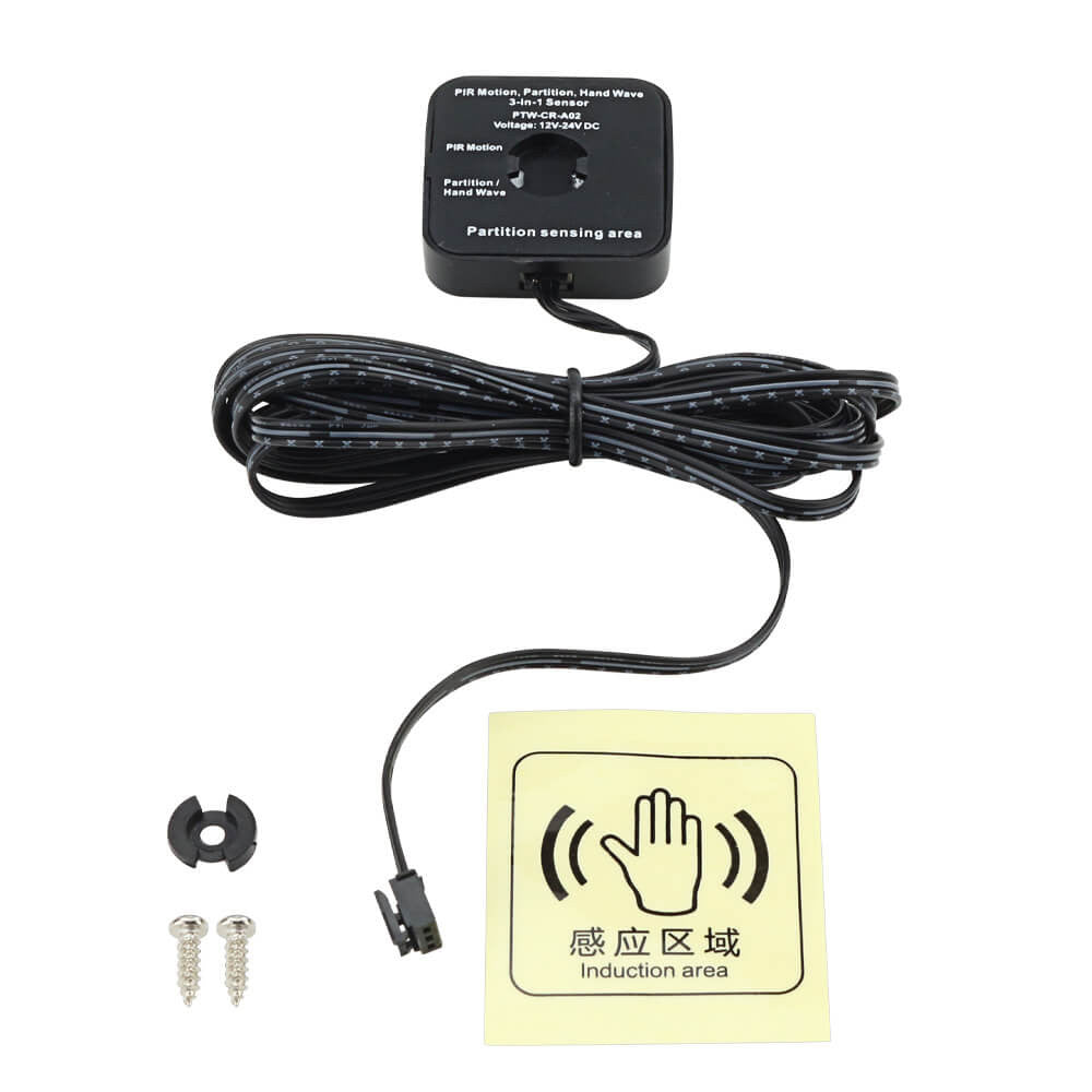 PIR Motion Hand Wave 3in1 Sensor DC12-24V works with Cabinet Power Supply - image 8