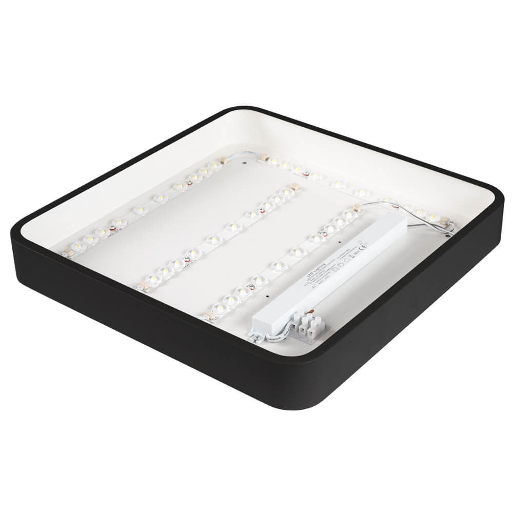LED Ceiling Light Black Body - Square - image 5