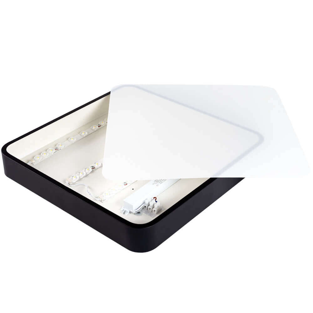 LED Ceiling Light Black Body - Square - image 6