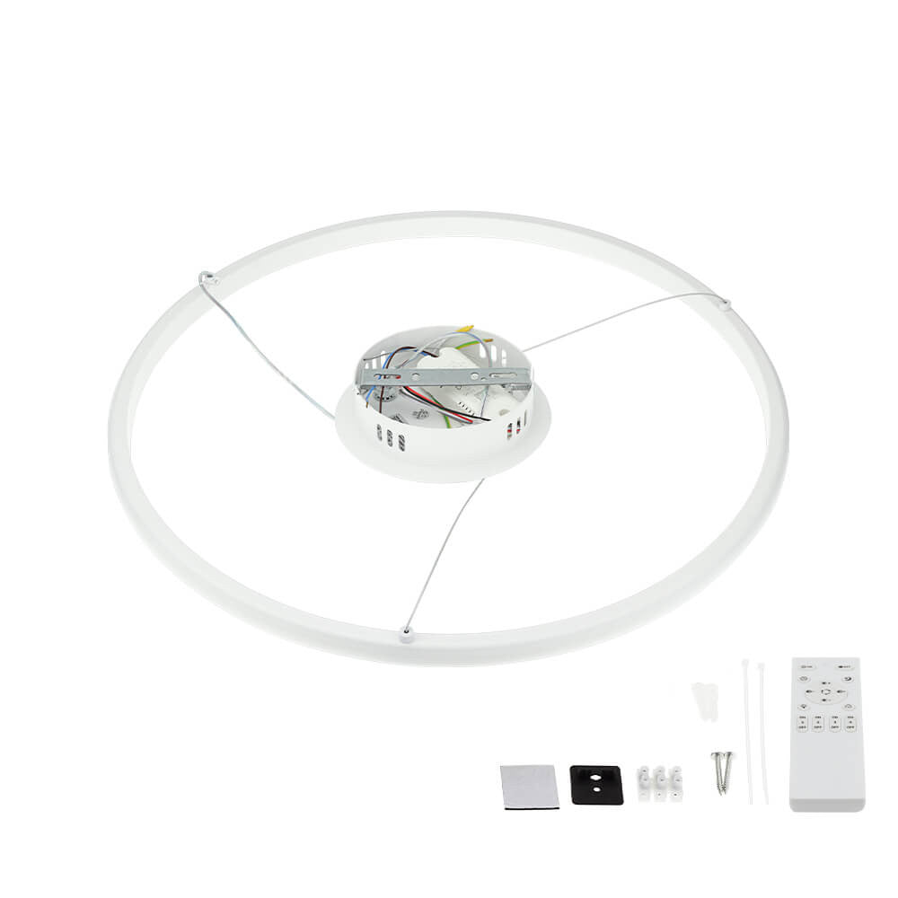 LED Pendant Lamp CCT 30W White Dimmable + Remote Control - image 6