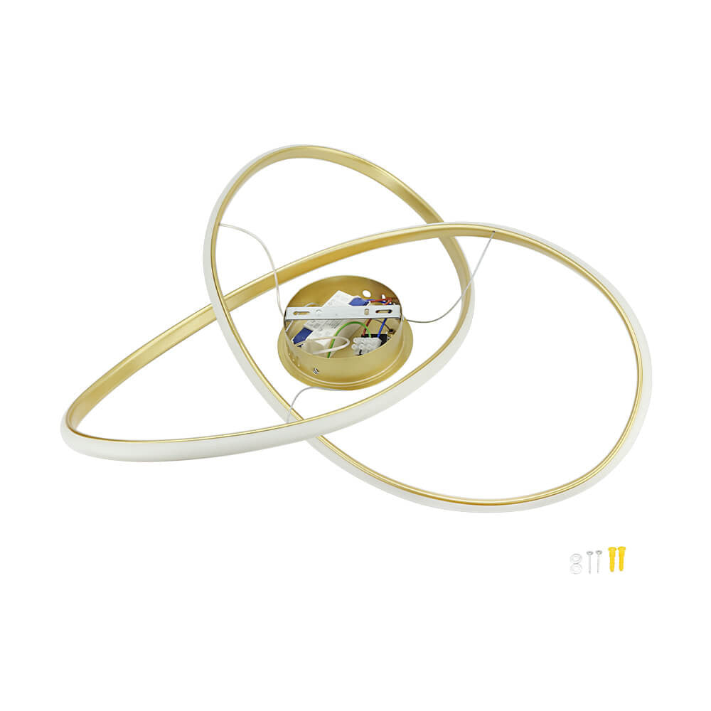 LED Pendant Lamp 30W Satin Gold - image 4