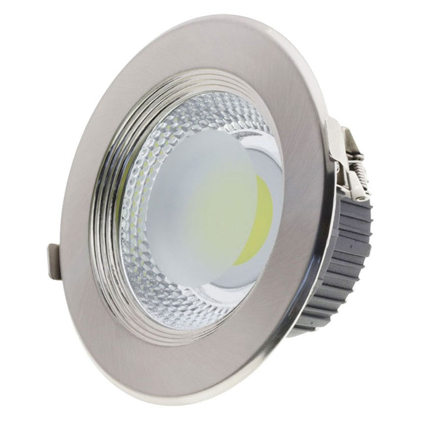 LED COB Downlight Round Inox