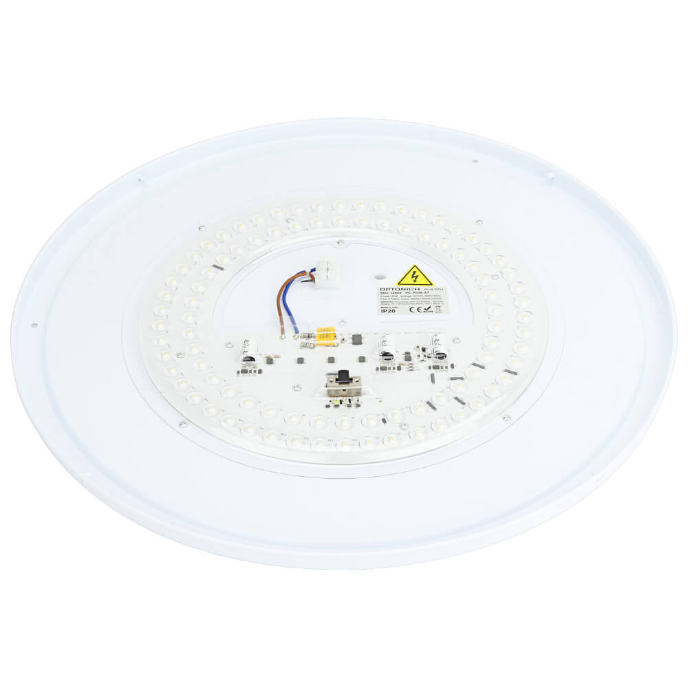 LED Ceiling Light 36W White/Silver Body CCT - image 6