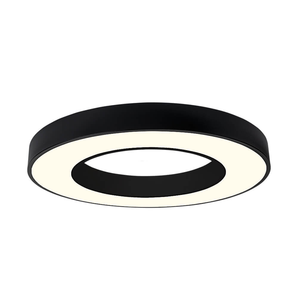 LED Ceiling Light Round Shape Black Body - image 5