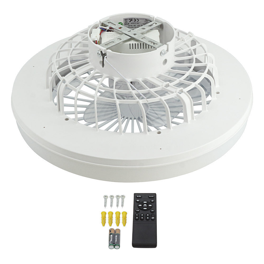 LED Fan Ceiling 36W/3CCT White + Remote Control - image 4