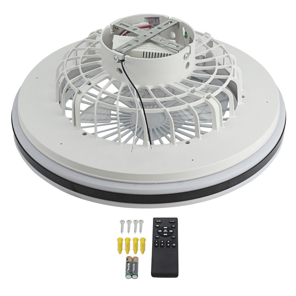 LED Fan Ceiling 36W/3CCT White/Black + Remote Control - image 4