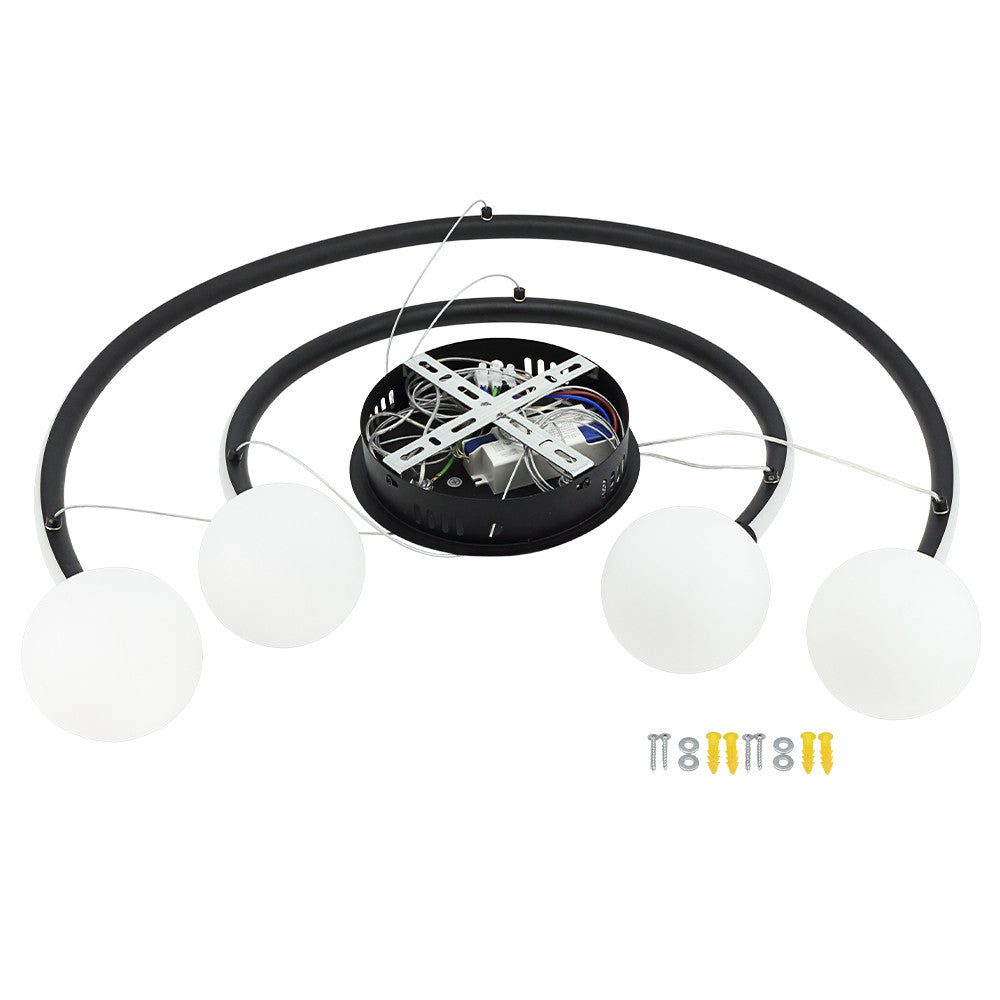 LED Pendant Lamp 36W Sand Black - image 4
